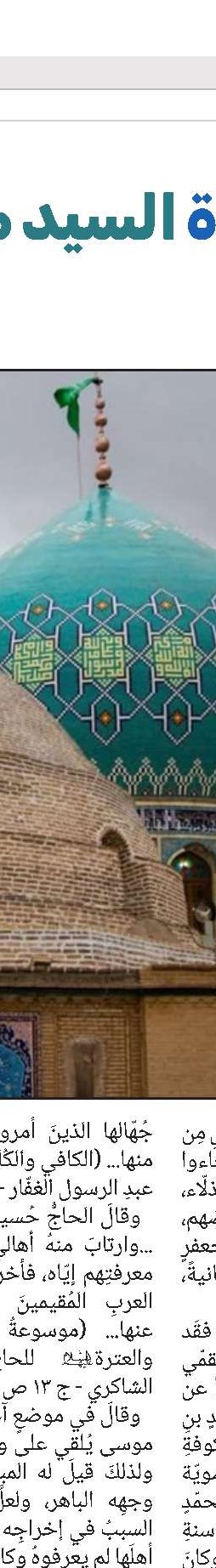 آية الله العظمى السيّد حسين بحر العلوم(قد) 